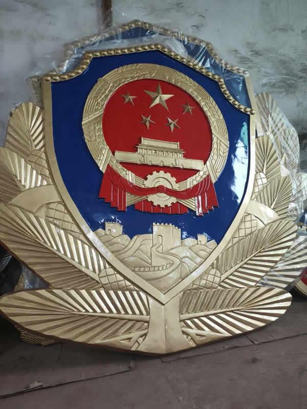 内蒙古大型警徽制作