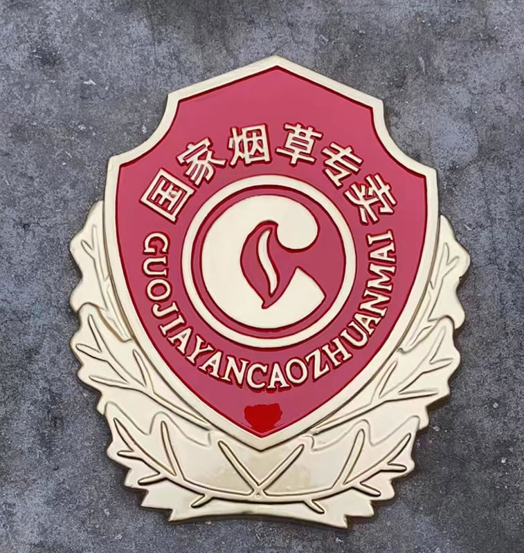 内蒙古烤漆警徽制作
